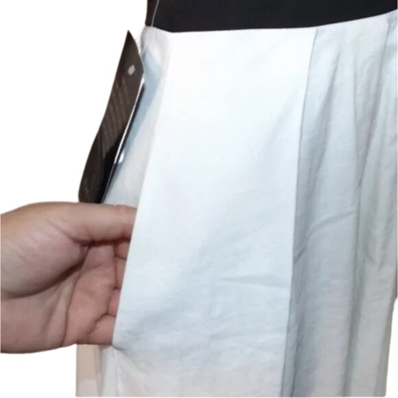 new BEBE Fitted Skater Dress, 4, Lilia Corset Style, Wide Cross Straps, Pocket - Picture 4 of 14